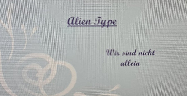 Duftprobe " Alien Type"