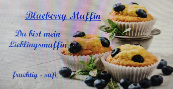 Duftprobe " Blaubeer Muffin "