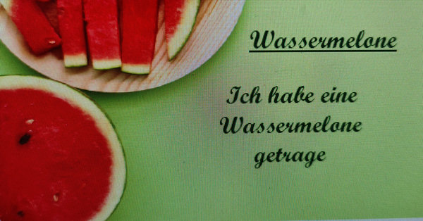 Duftprobe " Wassermelone "